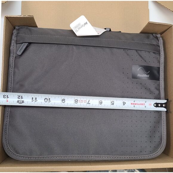 New ResMed AirSense 10 Dark Grey CPAP Travel Carry Case Bag w/ Dividers - Picture 4 of 5